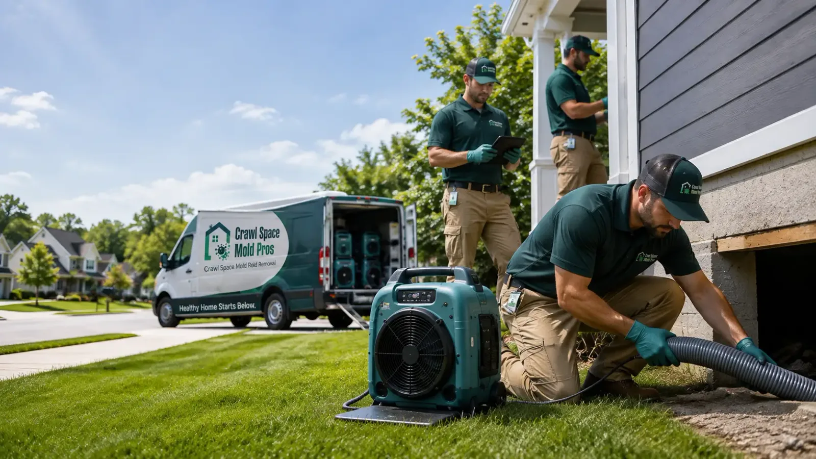 Crawl Space Mold Removal in Franklin, MI